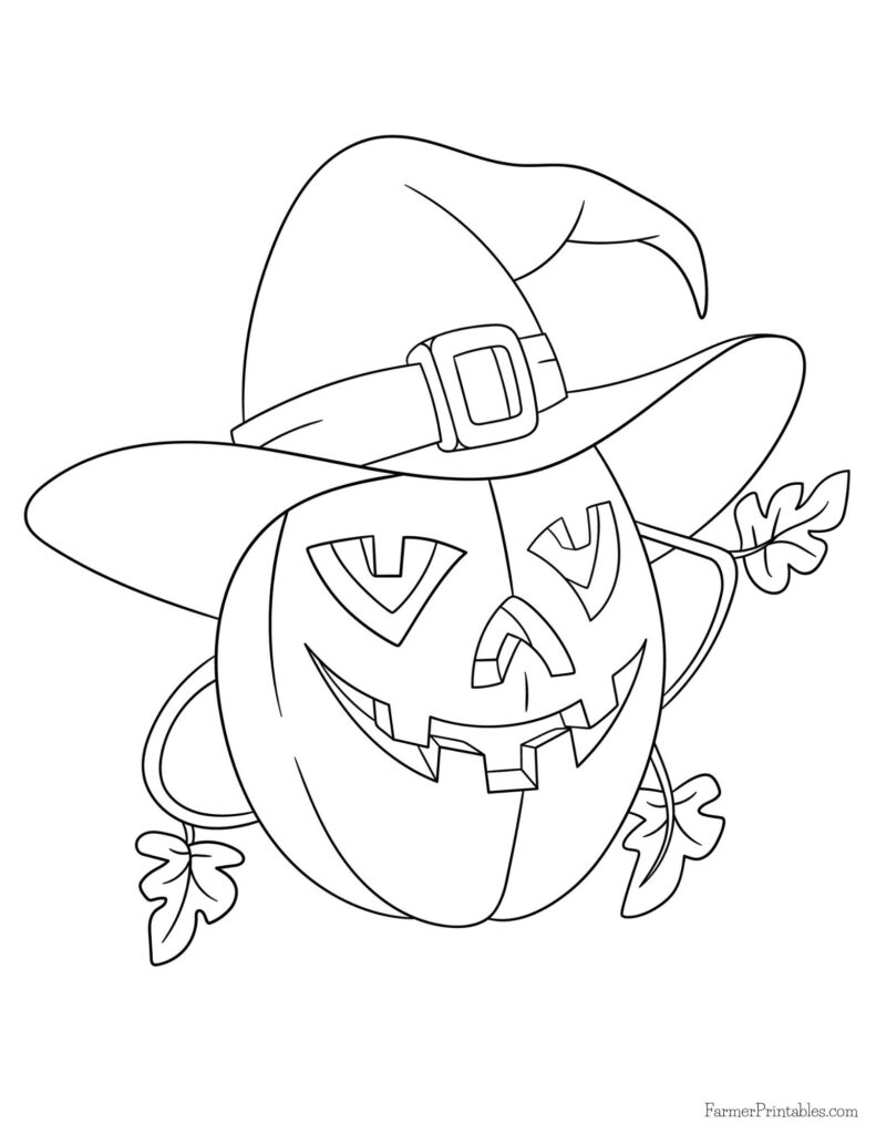 Pumpkin Printable Coloring Pages For Adults