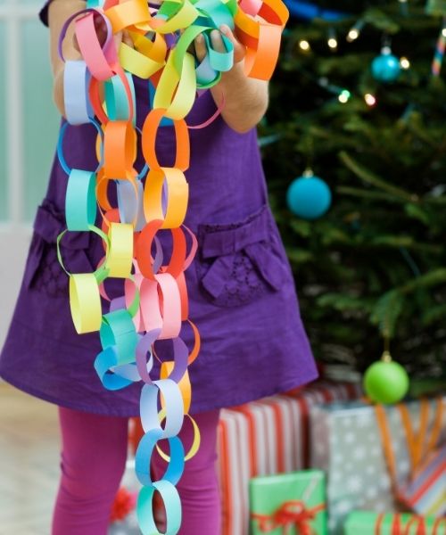 Paper Chain Old Fashion Christmas Decorations To Make