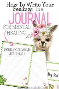 How To Write Your Feelings In A Journal For Healing